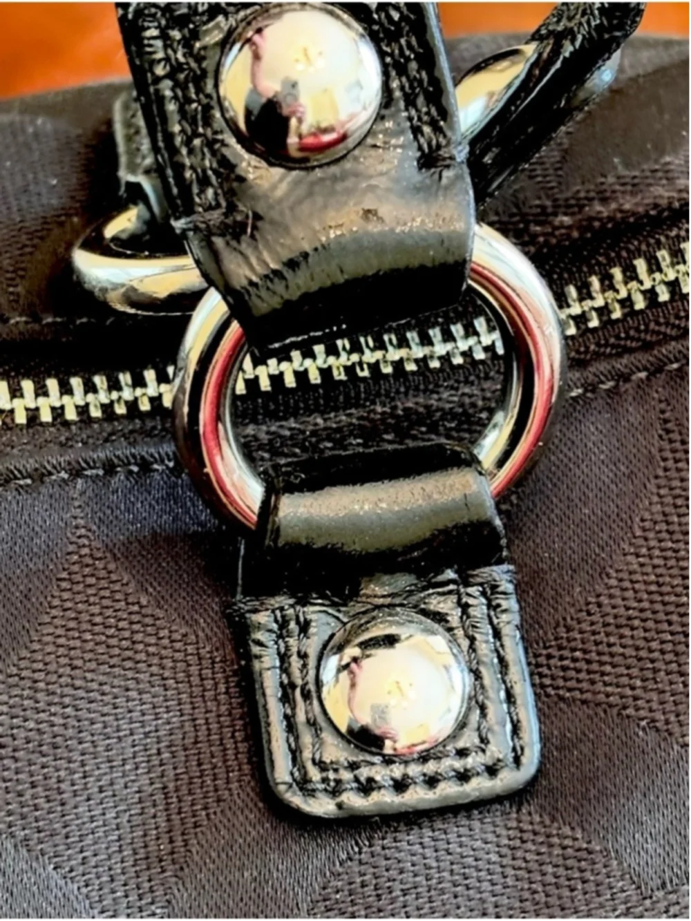 Coach black signature